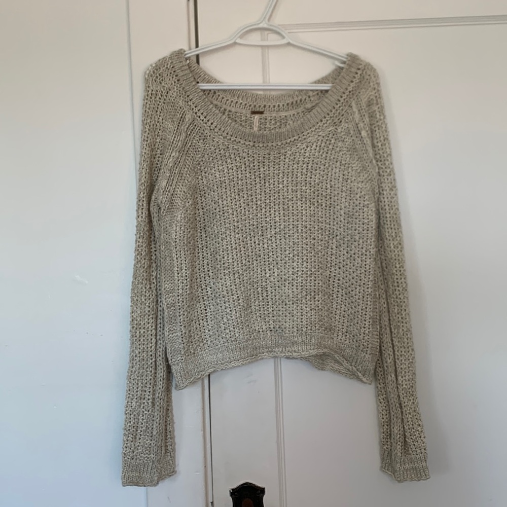 Free People off the shoulder sweater top